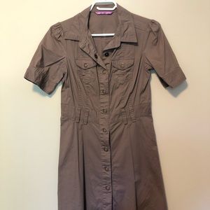Ladies button dress